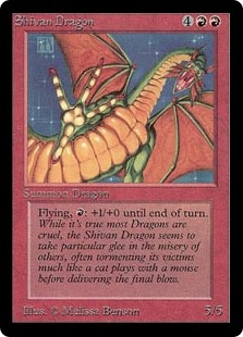 Shivan Dragon Keeper Custom Cards
